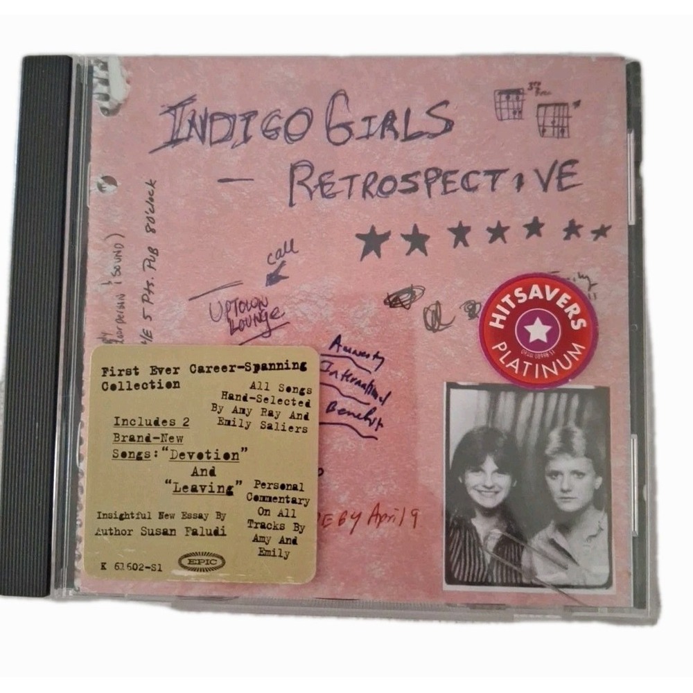Indigo Girls Retrospective Epic‎ Strange Fire Closer To Fine Kid Fears CD#26